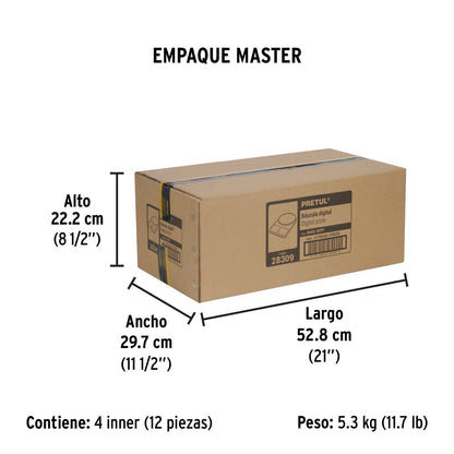 BÁSCULA ELECTRONICA 5KG 28309 PRETUL