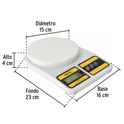 BÁSCULA ELECTRONICA 5KG 28309 PRETUL