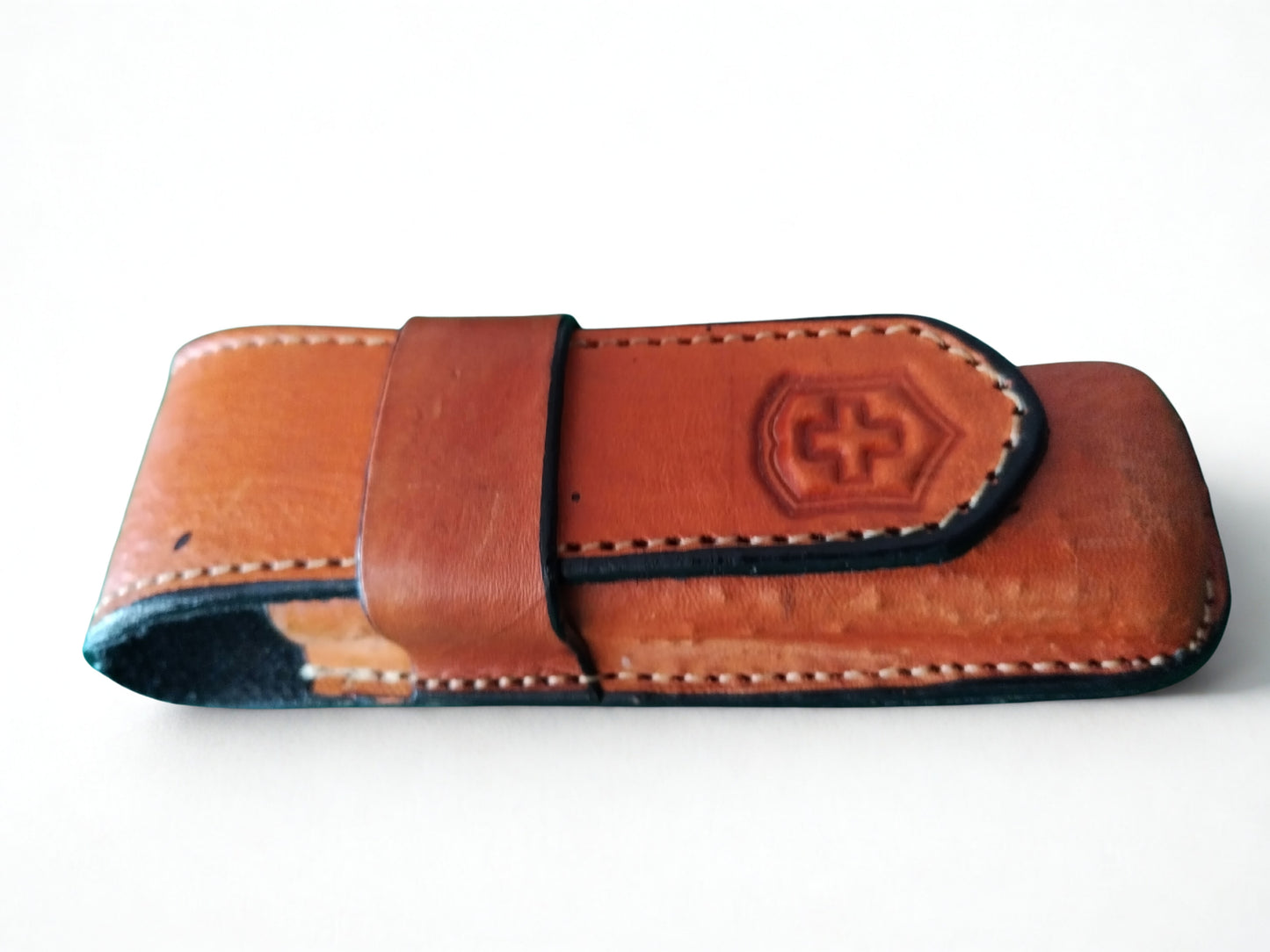 Estuche económico en cuero para navaja