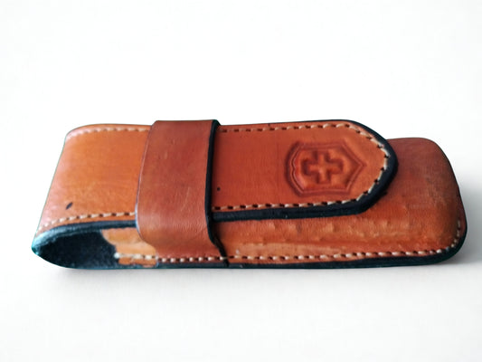 Estuche económico en cuero para navaja