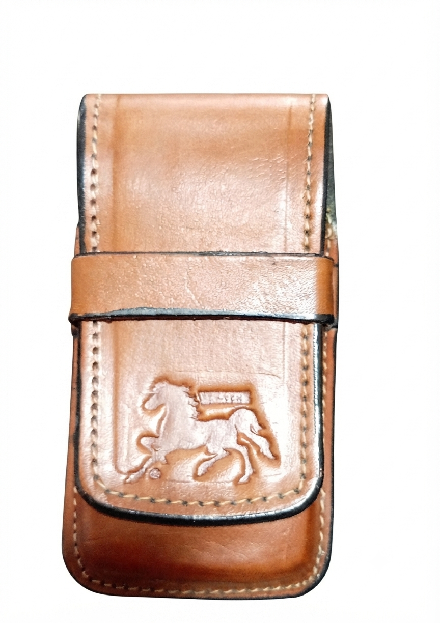 Estuche económico en cuero para celular
