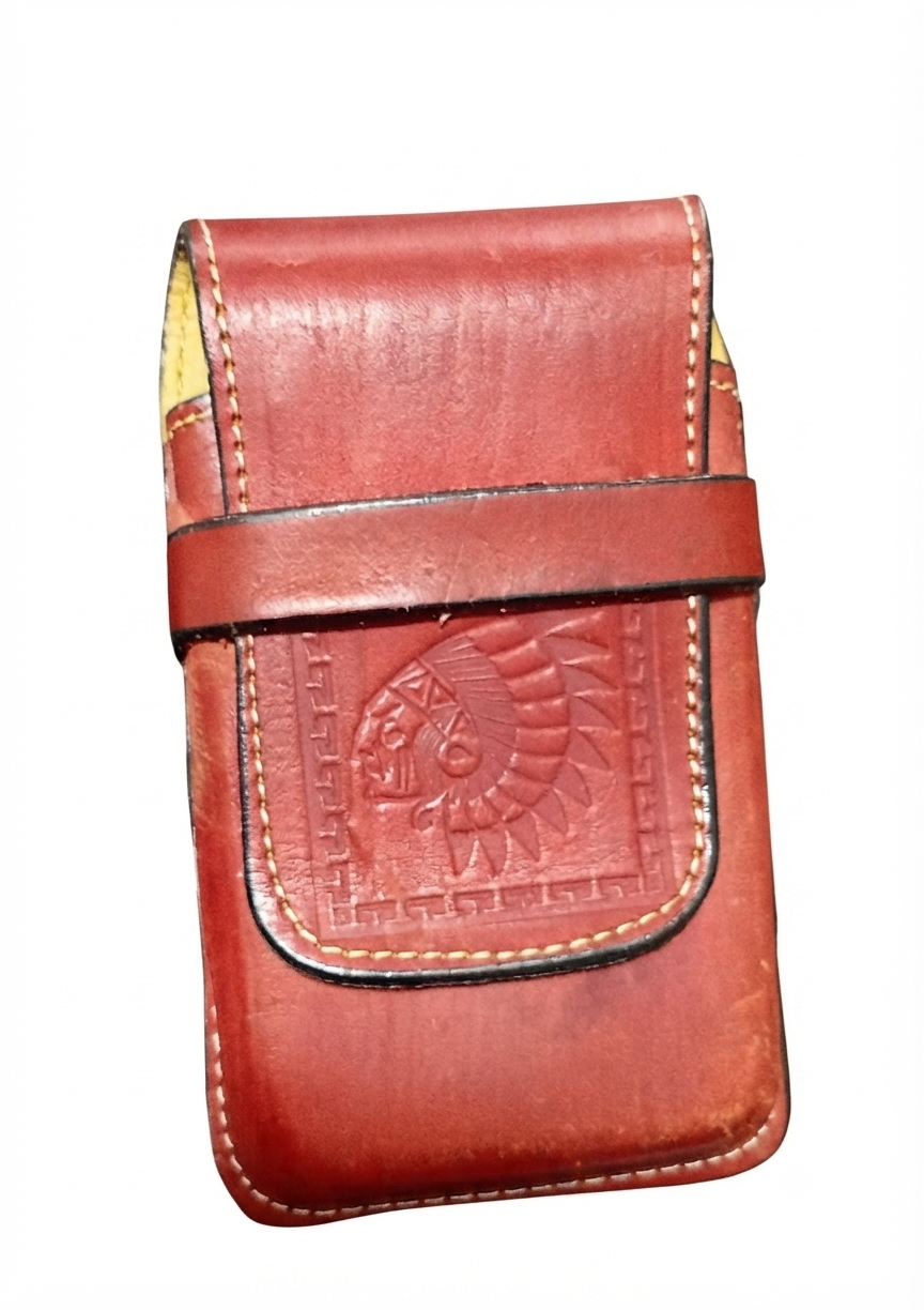 Estuche para celular en cuero