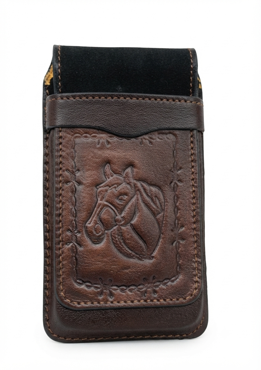 Estuche para celular en cuero
