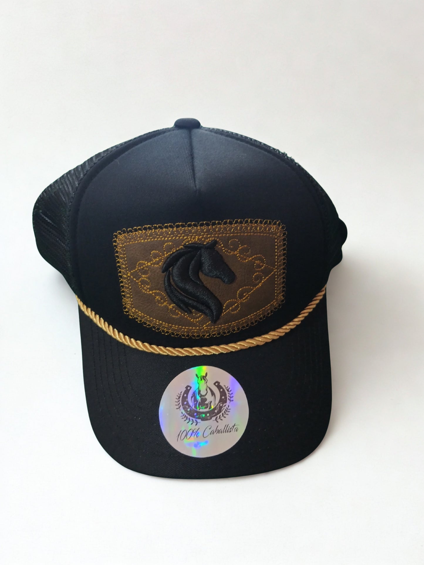Gorra con diseño tejido