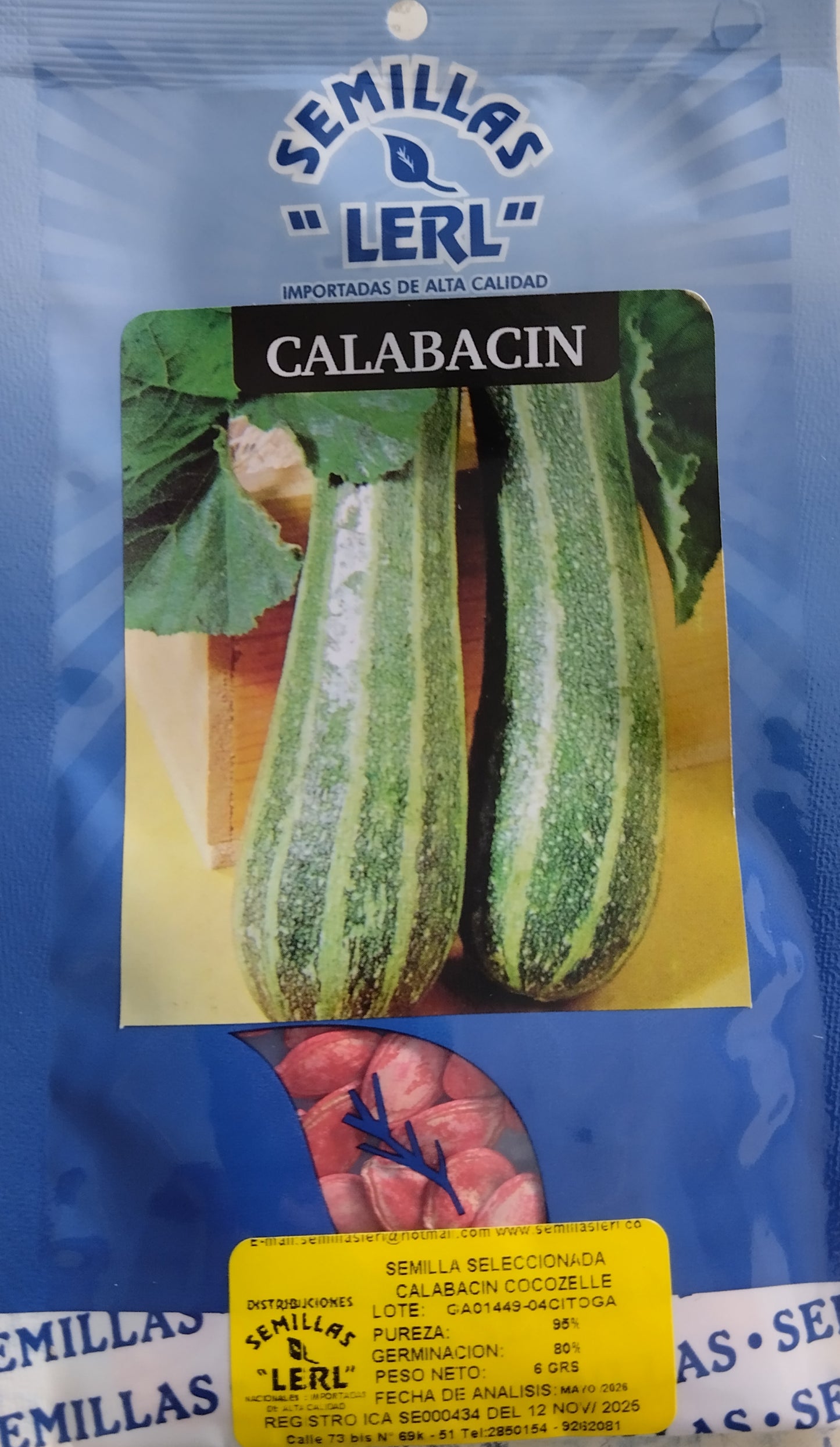 CALABACIN COCOZELLE IS 6GR LERL